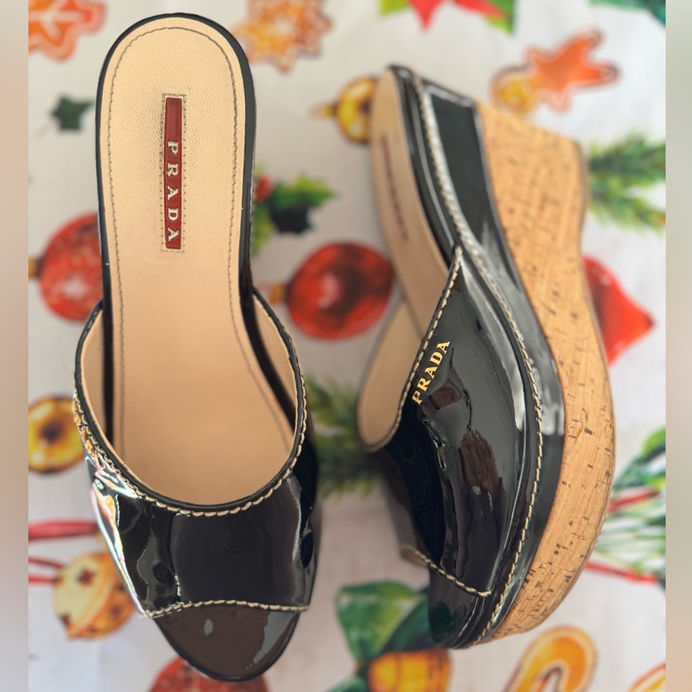 Vintage PRADA Wedges size 37